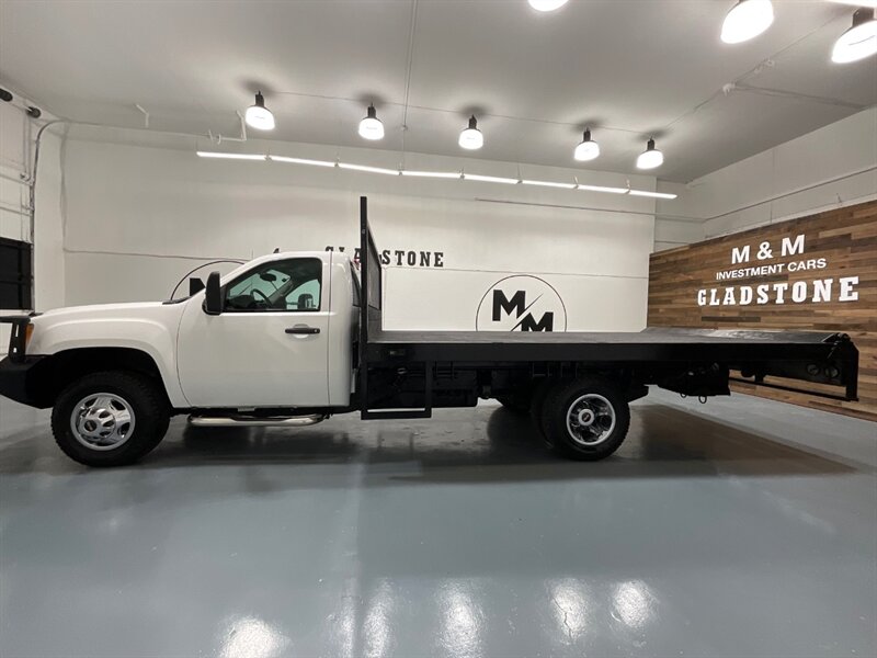2013 GMC Sierra 3500 HD SLE Regular Cab 4X4 / 6.6L DIESEL / DUALLY / FLAT BED 15ft Length 8.5ft Width / Allison Transmission - Photo 3 - Gladstone, OR 97027