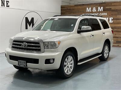 2013 Toyota Sequoia Platinum 4X4 / 5.7L V8 / DVD / NEW TIRES  / Leather w. Heated & Cooled Seats /Captain Chairs / Heated Rear seats / Navigation & Backup Camera / ZERO RUST SUV