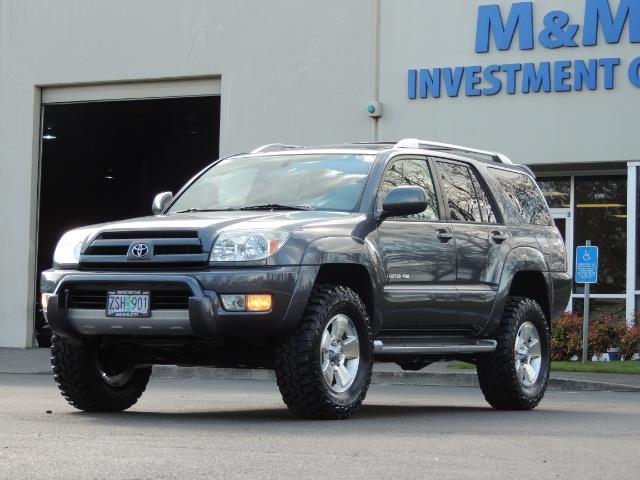 2003 Toyota 4Runner LIMITED / V6 4WD / LEATHER / DIFF LOCK / LIFTED