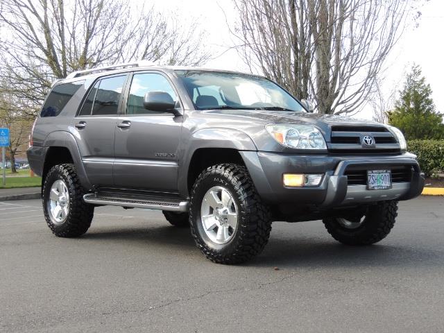 2003 Toyota 4Runner LIMITED / V6 4WD / LEATHER / DIFF LOCK / LIFTED