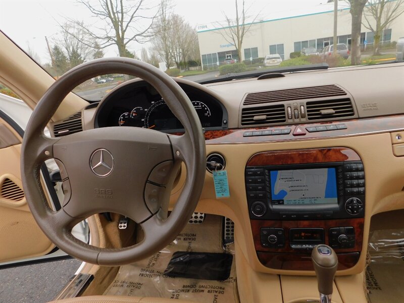 2004 Mercedes-Benz S 55 AMG V8 Supercharged / Adaptive Cruise /LOADED   - Photo 19 - Portland, OR 97217