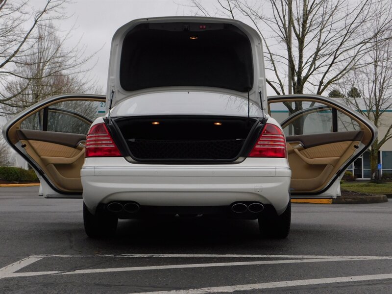 2004 Mercedes-Benz S 55 AMG V8 Supercharged / Adaptive Cruise /LOADED   - Photo 32 - Portland, OR 97217