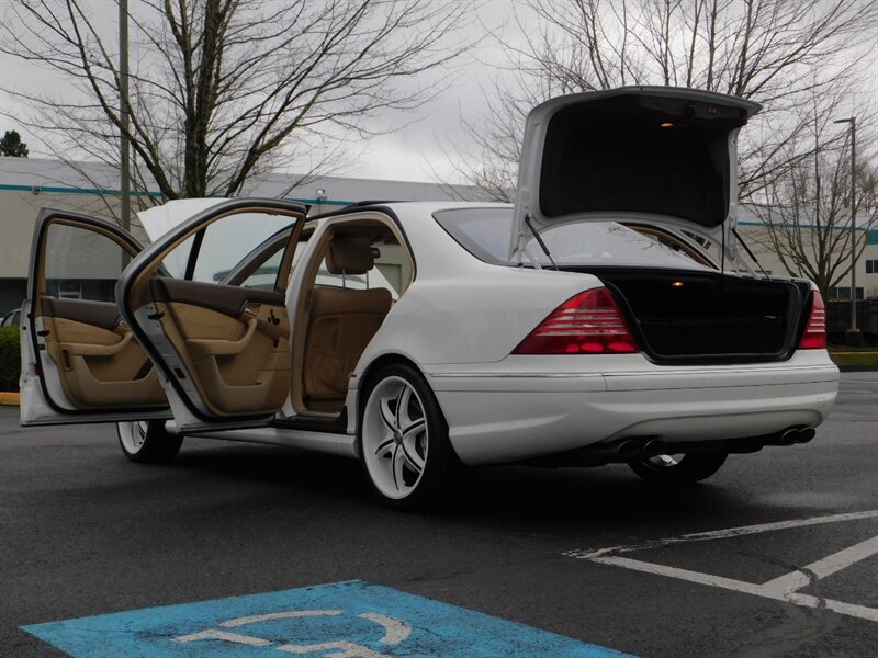 2004 Mercedes-Benz S 55 AMG V8 Supercharged / Adaptive Cruise /LOADED   - Photo 31 - Portland, OR 97217