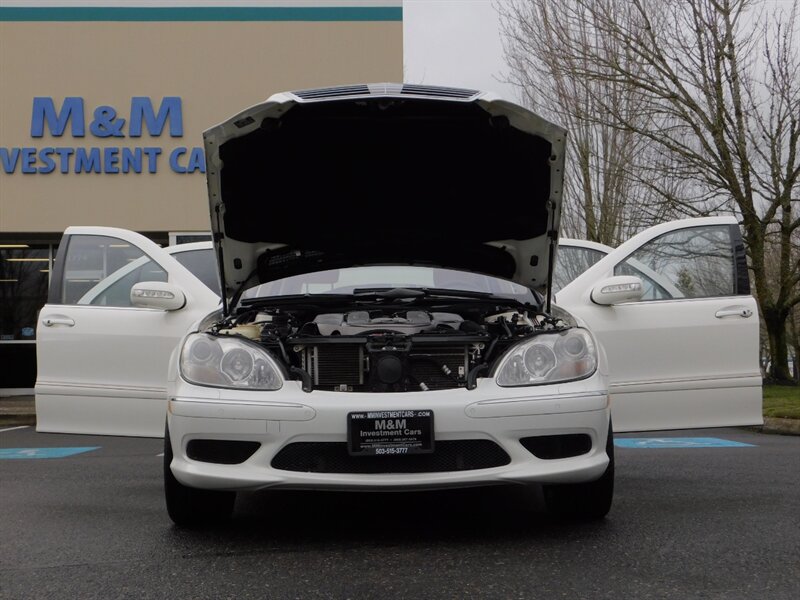 2004 Mercedes-Benz S 55 AMG V8 Supercharged / Adaptive Cruise /LOADED   - Photo 37 - Portland, OR 97217