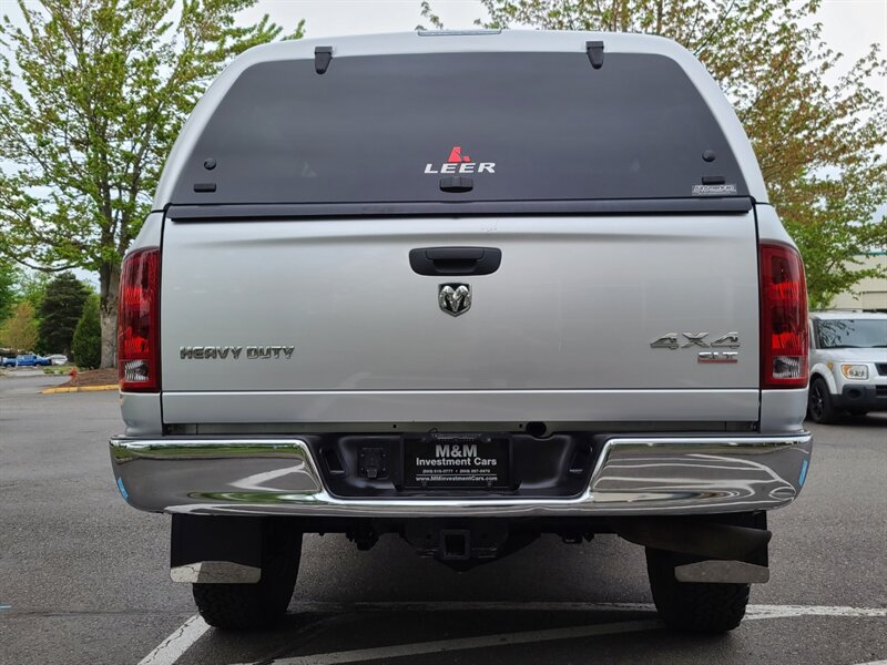 2006 Dodge Ram 2500 SLT  DIESEL / 8-FOOT BED/ BF GOODRICH TIRES / MATCHING CANOPY / 1-OWNER / LIFTED !! - Photo 6 - Portland, OR 97217