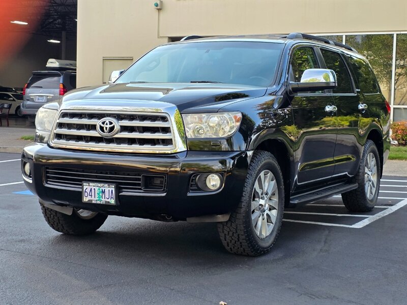 2012 Toyota Sequoia Platinum 4X4 / 5.7L V8 / DVD / ADAPTIVE CRUISE  / BLIND SPOT / CAPTAIN SEATS / BRAND NEW TIRES / EVERY LUXURY OPTION POSSIBLE !! - Photo 1 - Portland, OR 97217