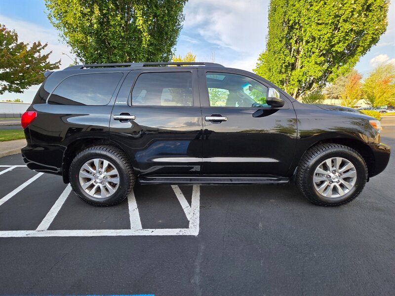 2012 Toyota Sequoia Platinum 4X4 / 5.7L V8 / DVD / ADAPTIVE CRUISE  / BLIND SPOT / CAPTAIN SEATS / BRAND NEW TIRES / EVERY LUXURY OPTION POSSIBLE !! - Photo 4 - Portland, OR 97217