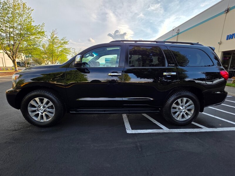 2012 Toyota Sequoia Platinum 4X4 / 5.7L V8 / DVD / ADAPTIVE CRUISE  / BLIND SPOT / CAPTAIN SEATS / BRAND NEW TIRES / EVERY LUXURY OPTION POSSIBLE !! - Photo 3 - Portland, OR 97217