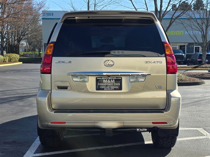 2006 Lexus GX 470 4X4 / V8 4.7L / 8-Passenger / New Timing Belt / Brand New Wheels / Brand New Tires / Fully Loaded / Zero Rust - Photo 5 - Portland, OR 97217