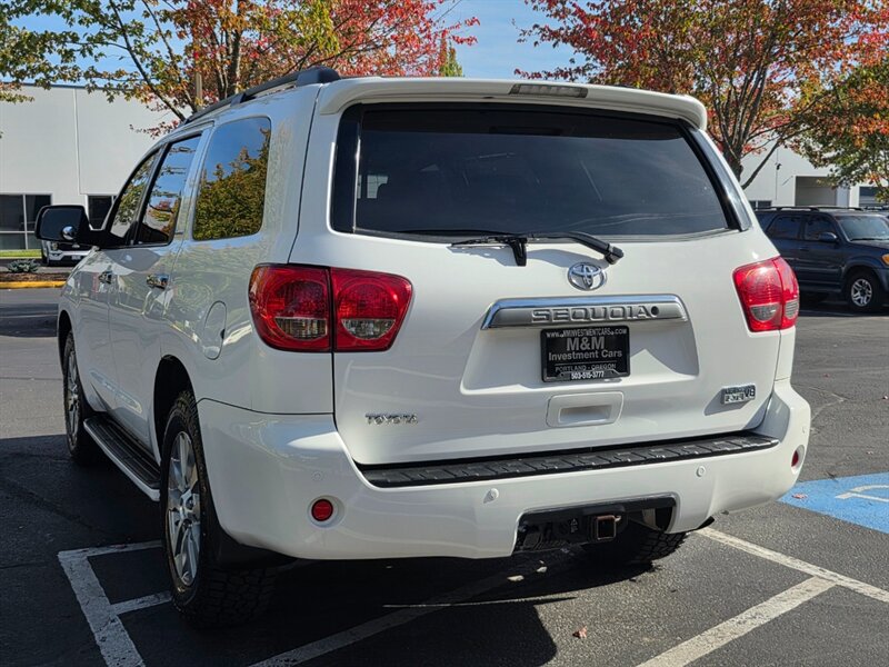 2008 Toyota Sequoia LIMITED 4X4 V8 5.7L / EVERY OPTION / 1-OWNER / DVD / NAVi / CAM / SUNROOF / HEATED LEATHER / NEW TIRES / EXCELLENT RECORDS - Photo 4 - Portland, OR 97217
