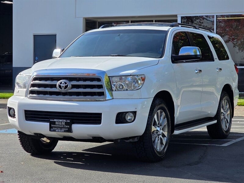 2008 Toyota Sequoia LIMITED 4X4 V8 5.7L / EVERY OPTION / 1-OWNER / DVD / NAVi / CAM / SUNROOF / HEATED LEATHER / NEW TIRES / EXCELLENT RECORDS - Photo 1 - Portland, OR 97217