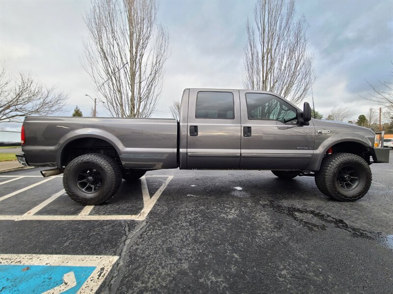 2002 Ford F-350 4X4 / CREW CAB / LONG BED / 7.3L DIESEL / LIFTED  / 1-TON / SUPER DUTY / POWERSTROKE / LOCAL / NO RUST / HD STEEL BUMPER !! - Photo 4 - Portland, OR 97217