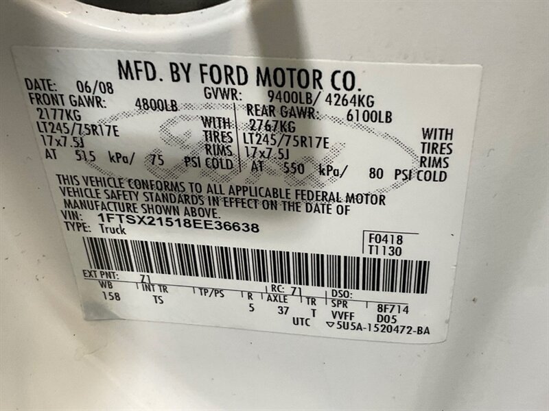 2008 Ford F-250 4x4 / Utility Bed / XL / 5.4L V8 / 69K MILES / ZERO RUST / Towing Pkg / Utility Bed - Photo 49 - Gladstone, OR 97027