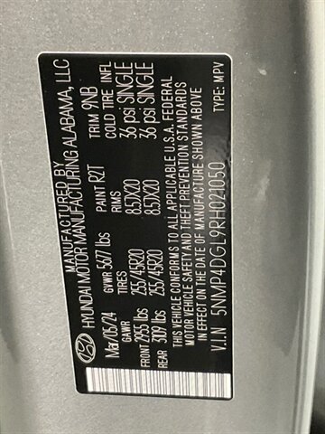 2024 Hyundai Santa Fe Limited AWD / 3RD ROW SEAT / ONLY 7,000 MILES  / 1-OWNER LOCAL / DUAL MOONROOF / LOADED / GREAT PRICE - Photo 46 - Gladstone, OR 97027