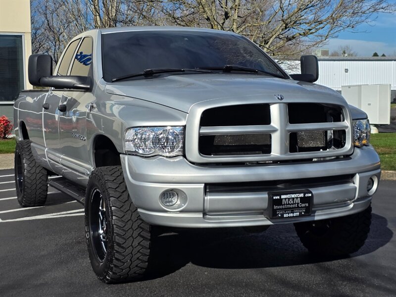 2005 Dodge Ram 2500 LARAMIE 4X4 / 5.7L V8 HEMI / LIFTED / LONG BED  / AMERICAN TRUXX WHEELS / LEATHER / LOADED - Photo 2 - Portland, OR 97217