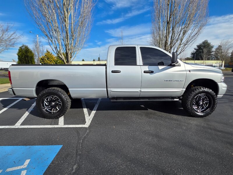 2005 Dodge Ram 2500 LARAMIE 4X4 / 5.7L V8 HEMI / LIFTED / LONG BED  / AMERICAN TRUXX WHEELS / LEATHER / LOADED - Photo 4 - Portland, OR 97217