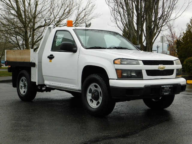 2011 Chevrolet Colorado Regular Cab / FLAT BED / 4X4 / LOW MILES / Clean   - Photo 2 - Portland, OR 97217