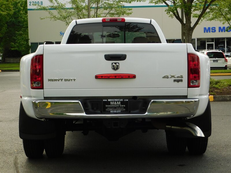 2005 Dodge Ram 3500 Laramie 4X4 5.9L Cummins Diesel DUALLY 1-OWNER   - Photo 6 - Portland, OR 97217