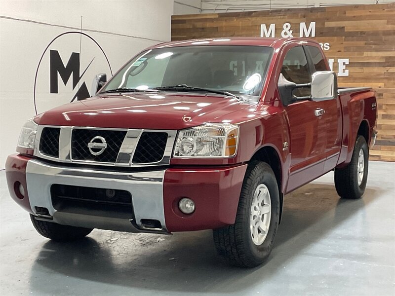 2004 Nissan Titan SE King Cab 4dr 4X4 / 5.6L V8 / 1-OWNER /45K MILES  / LOCAL OREGON TRUCK w. ZERO RUST - Photo 1 - Gladstone, OR 97027