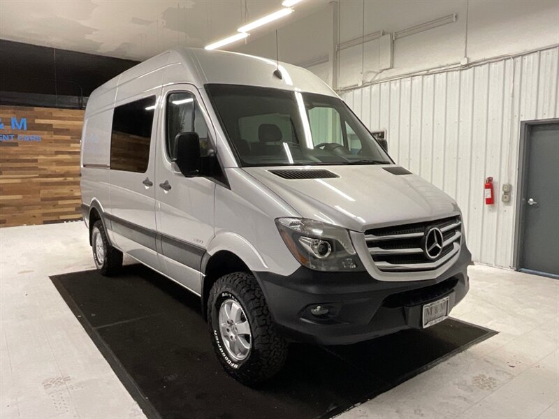 2016 Mercedes-Benz Sprinter Crew 2500 CARGO VAN 4X4 / 3.0L V6 DIESEL /HIGHROOF  / 1-OWNER / 5-Passenger w. CARGO / HIGHROOF & 144 " WB / BRAND NEW BF GOODRICH TIRES / Backup Camera / Excel Cond - Photo 2 - Gladstone, OR 97027