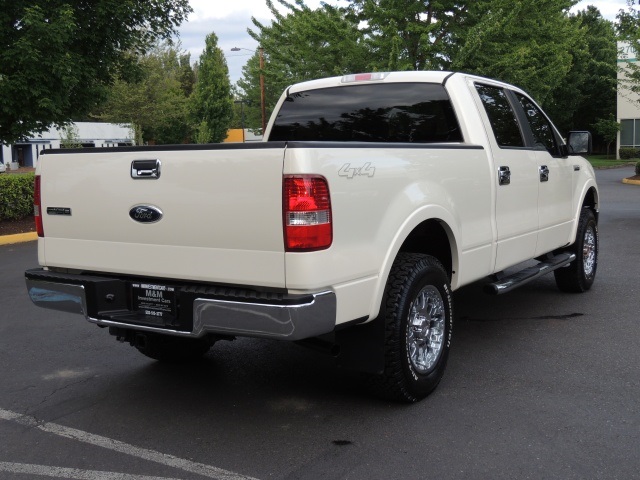 2007 Ford F-150 Lariat / Crew Cab / 4X4 / Leather / LONG BED