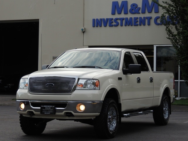 2007 Ford F 150 Lariat Crew Cab 4x4 Leather Long Bed