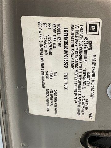 1998 GMC Sierra 3500 SLT 4X4 / 7.4L V8 / DUALLY / 113K Miles / ZERO RUST / LONG BED / Leather Seats - Photo 51 - Gladstone, OR 97027