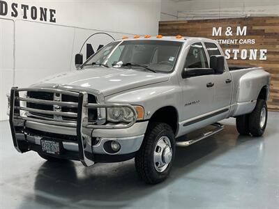 2003 Dodge Ram 3500 SLT Quad Cab / 4X4 / 5.9L CUMMINS / Low 130K Miles  / Long Bed /  LOCAL TRUCK ZERO RUST / Excel Cond