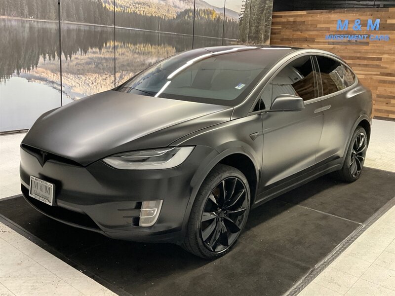 2020 Tesla Model X Long Range Plus AWD /3RD ROW SEAT/FULL SELF DRIVE  / 1-OWNER / 22 "  Wheel Rim Turbine Black / 7-Passenger / 23,000 MILES - Photo 1 - Gladstone, OR 97027