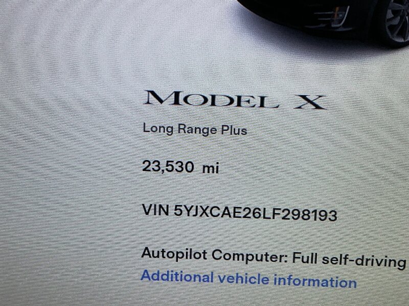 2020 Tesla Model X Long Range Plus AWD /3RD ROW SEAT/FULL SELF DRIVE  / 1-OWNER / 22 "  Wheel Rim Turbine Black / 7-Passenger / 23,000 MILES - Photo 18 - Gladstone, OR 97027