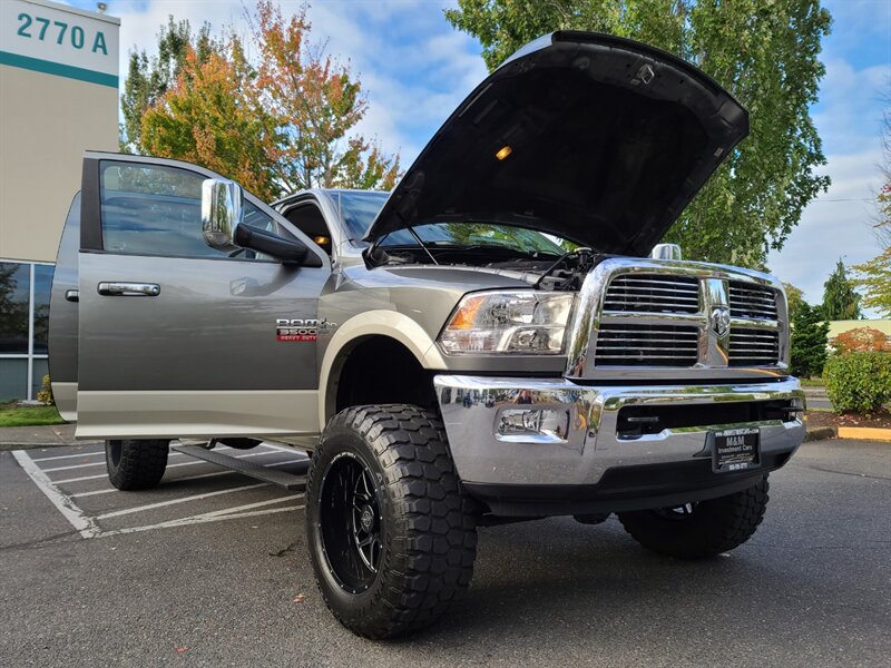 2011 RAM 3500 LARAMIE / 1-TON / 4X4 / 6.7L DIESEL / CUSTOM LIFT  LONG BED / SUN ROOF / LEATHER / NAVi / CUSTOM UPGRADES / SHARP !! - Photo 26 - Portland, OR 97217