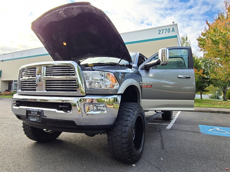 2011 RAM 3500 LARAMIE / 1-TON / 4X4 / 6.7L DIESEL / CUSTOM LIFT  LONG BED / SUN ROOF / LEATHER / NAVi / CUSTOM UPGRADES / SHARP !! - Photo 25 - Portland, OR 97217