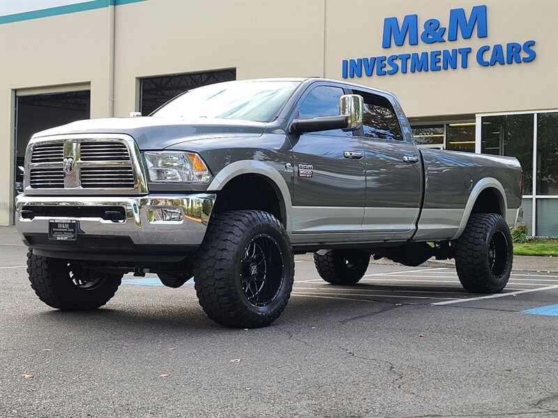 2011 RAM 3500 LARAMIE / 1-TON / 4X4 / 6.7L DIESEL / CUSTOM LIFT  LONG BED / SUN ROOF / LEATHER / NAVi / CUSTOM UPGRADES / SHARP !! - Photo 1 - Portland, OR 97217