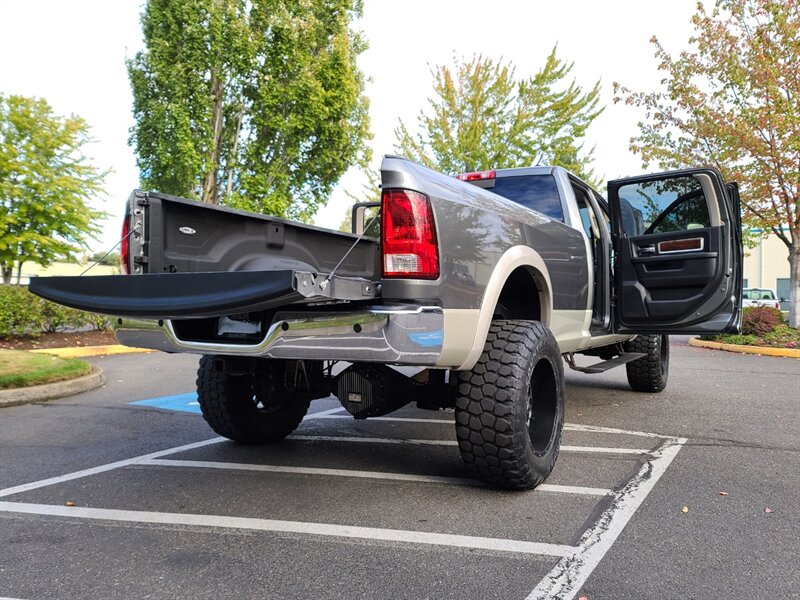 2011 RAM 3500 LARAMIE / 1-TON / 4X4 / 6.7L DIESEL / CUSTOM LIFT  LONG BED / SUN ROOF / LEATHER / NAVi / CUSTOM UPGRADES / SHARP !! - Photo 28 - Portland, OR 97217