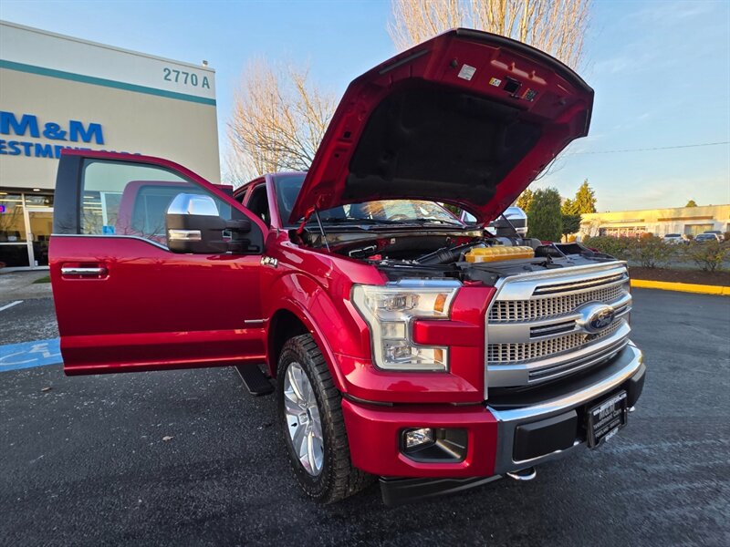 2017 Ford F-150 PLATINUM / 4X4 / PANORAMA ROOF / FULLY LOADED / SUPERCREW CAB / RADAR CRUISE / BLIND SPOT / REAR DIFFERENTIAL LOCKER - Photo 26 - Portland, OR 97217
