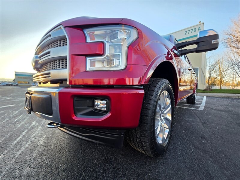 2017 Ford F-150 PLATINUM / 4X4 / PANORAMA ROOF / FULLY LOADED / SUPERCREW CAB / RADAR CRUISE / BLIND SPOT / REAR DIFFERENTIAL LOCKER - Photo 9 - Portland, OR 97217