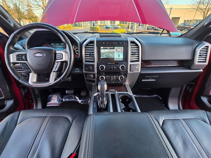 2017 Ford F-150 PLATINUM / 4X4 / PANORAMA ROOF / FULLY LOADED / SUPERCREW CAB / RADAR CRUISE / BLIND SPOT / REAR DIFFERENTIAL LOCKER - Photo 16 - Portland, OR 97217
