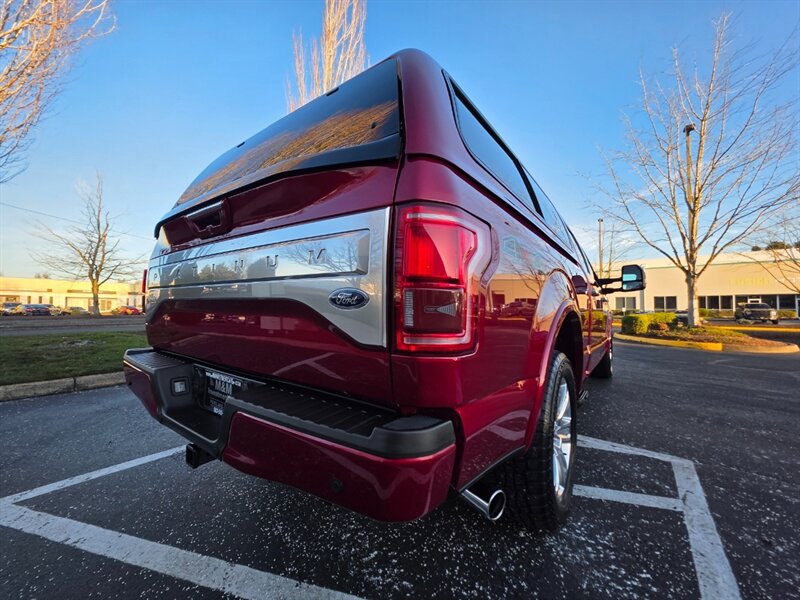 2017 Ford F-150 PLATINUM / 4X4 / PANORAMA ROOF / FULLY LOADED / SUPERCREW CAB / RADAR CRUISE / BLIND SPOT / REAR DIFFERENTIAL LOCKER - Photo 12 - Portland, OR 97217