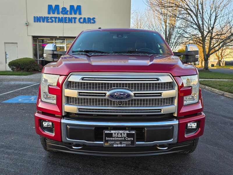 2017 Ford F-150 PLATINUM / 4X4 / PANORAMA ROOF / FULLY LOADED / SUPERCREW CAB / RADAR CRUISE / BLIND SPOT / REAR DIFFERENTIAL LOCKER - Photo 5 - Portland, OR 97217