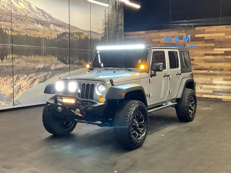 2014 Jeep Wrangler Unlimited Sport S 4X4 / Hard Top / LIFTED LIFTED  CUSTOM BUILT / WINCH / BUMPER / LIGHT BARS / BACKUP CAMERA / LIFTED w/ 35 " BF GOODRICH TIRES & FUEL WHEELS / SHARP & CLEAN - Photo 13 - Gladstone, OR 97027