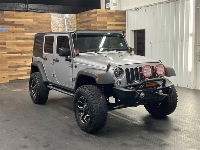 2014 Jeep Wrangler Unlimited Sport S 4X4 / Hard Top / LIFTED LIFTED  CUSTOM BUILT / WINCH / BUMPER / LIGHT BARS / BACKUP CAMERA / LIFTED w/ 35 " BF GOODRICH TIRES & FUEL WHEELS / SHARP & CLEAN - Photo 2 - Gladstone, OR 97027