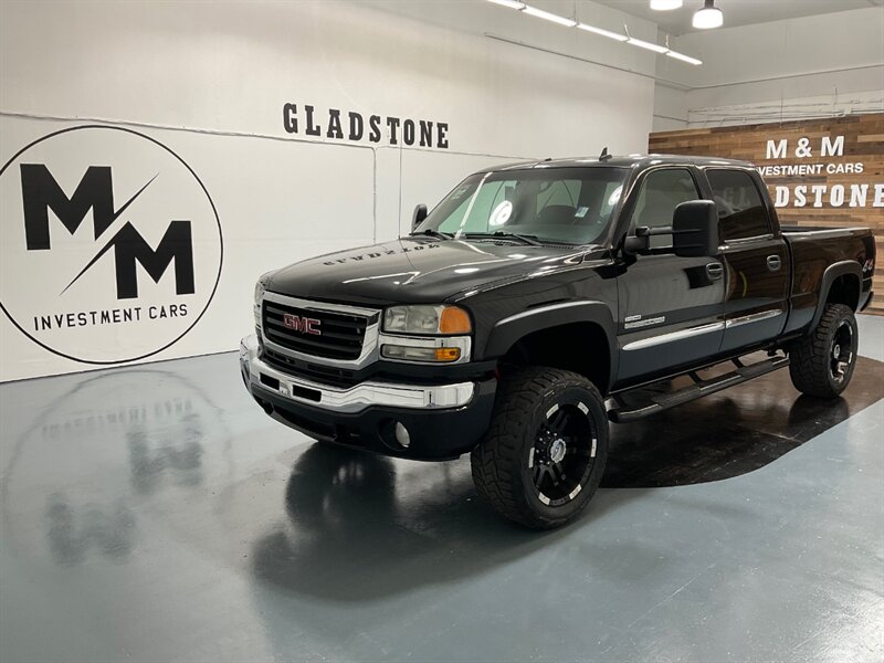 2006 GMC Sierra 2500 SLT Crew Cab 4X4 / 6.6L DIESEL / LBZ MOTOR /LIFTED  / Leather / RUST FREE - Photo 5 - Gladstone, OR 97027