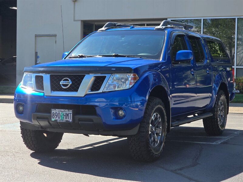 2015 Nissan Frontier PRO-4X CREW CAB V6 4X4 / REAR DIFF LOCK / LIFTED  / LEATHER / SUNROOF / NAVi / CAM / NEW TIRES / 1-OWNER - Photo 1 - Portland, OR 97217