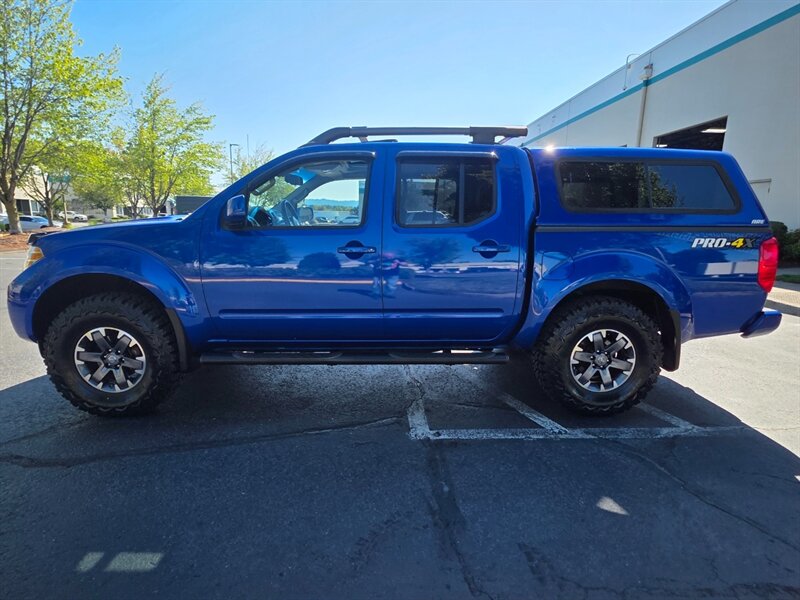 2015 Nissan Frontier PRO-4X CREW CAB V6 4X4 / REAR DIFF LOCK / LIFTED  / LEATHER / SUNROOF / NAVi / CAM / NEW TIRES / 1-OWNER - Photo 3 - Portland, OR 97217