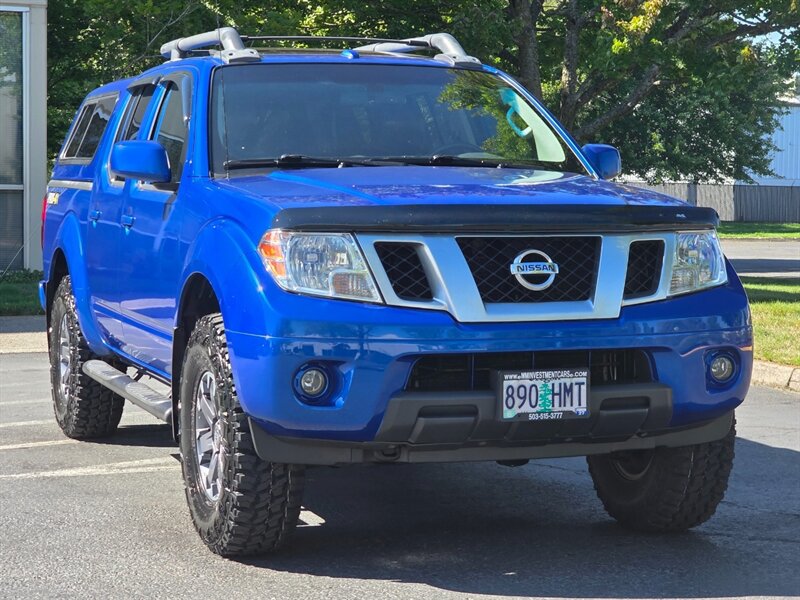 2015 Nissan Frontier PRO-4X CREW CAB V6 4X4 / REAR DIFF LOCK / LIFTED  / LEATHER / SUNROOF / NAVi / CAM / NEW TIRES / 1-OWNER - Photo 2 - Portland, OR 97217
