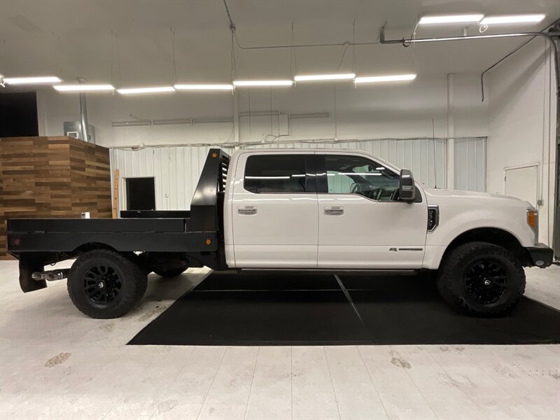 2017 Ford F-350 Platinum Crew Cab 4X4 / 6.7L DIESEL / FLAT BED  / Panoramic Sunroof / Winch / Custom Bumper / LOCAL OREGON TRUCK / FULLY LOADED - Photo 4 - Gladstone, OR 97027