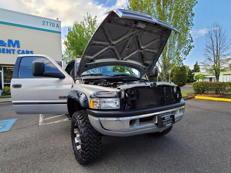 1999 Dodge Ram 2500 LONG BED 4X4 / 5.9L DIESEL / LIFTED / MANUAL  / Laramie / Leather / TOYO Mud Tires / CUMMINS / LOCAL / NO RUST / New Clutch - Photo 26 - Portland, OR 97217