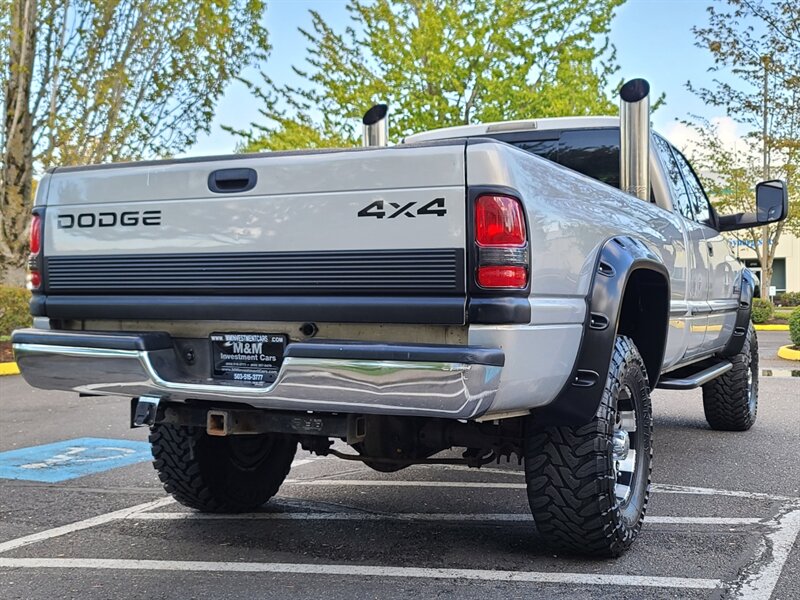 1999 Dodge Ram 2500 LONG BED 4X4 / 5.9L DIESEL / LIFTED / MANUAL  / Laramie / Leather / TOYO Mud Tires / CUMMINS / LOCAL / NO RUST / New Clutch - Photo 8 - Portland, OR 97217