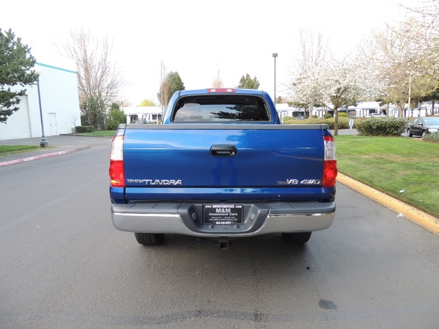 2005 Toyota Tundra SR5 DOUBLE CAB / 4X4 / Moon Roof / 1-Owner   - Photo 6 - Portland, OR 97217