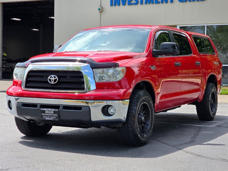 2008 Toyota Tundra SR5 CREWMAX 4X4 / V8 5.7L / TRD OFF ROAD / DVD  / CAM / FUEL WHEELS / NEW TIRES / SERVICE RECORDS / 109K MILES - Photo 1 - Portland, OR 97217